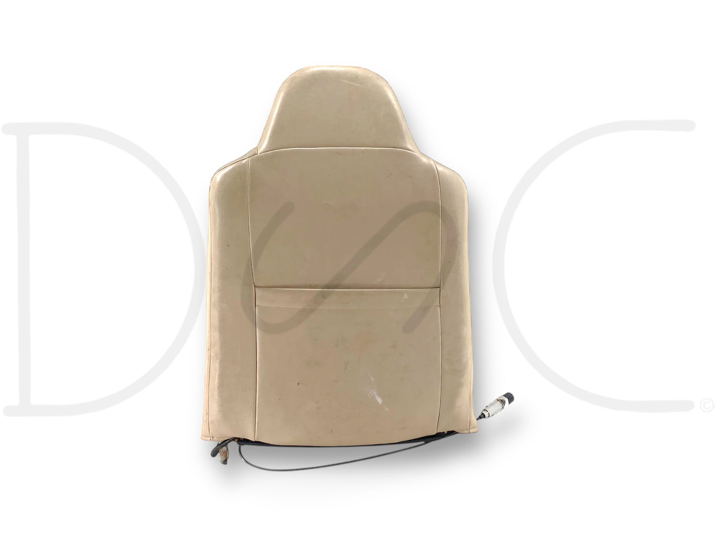 03-07 Ford F250 F350 Lariat RH Right Passenger Seat Back Cushion Heat Tan