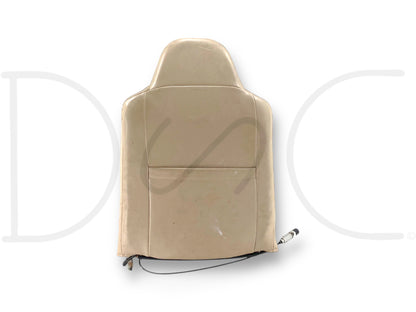 03-07 Ford F250 F350 Lariat RH Right Passenger Seat Back Cushion Heat Tan