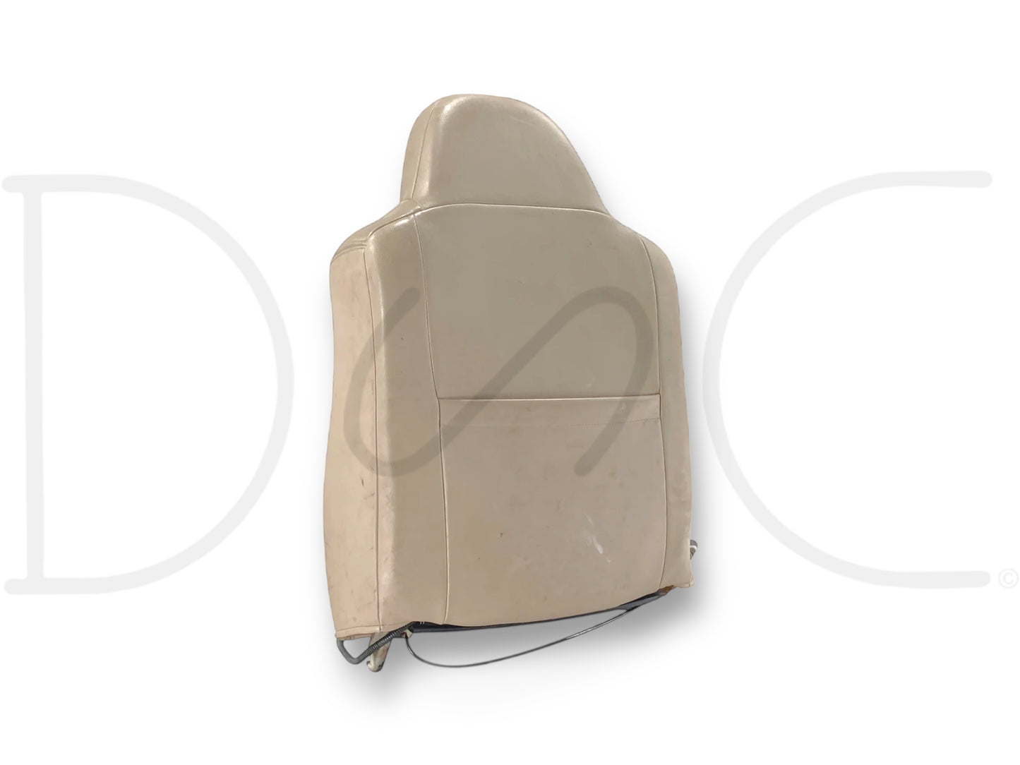 03-07 Ford F250 F350 Lariat RH Right Passenger Seat Back Cushion Heat Tan