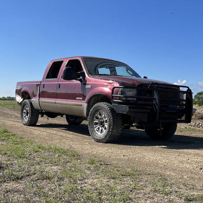 1999-2004 Ford F250 F350 Rear RH CC Door Dark Toreador Red / Tan