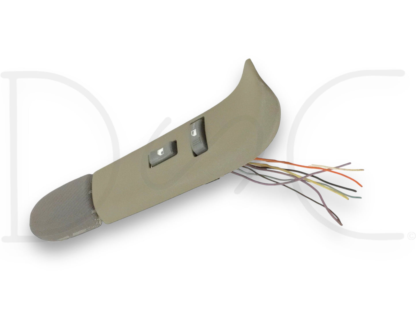 95-98 Chevy GMC RH Right Passenger Front Power Window Lock Switch Panel Gray