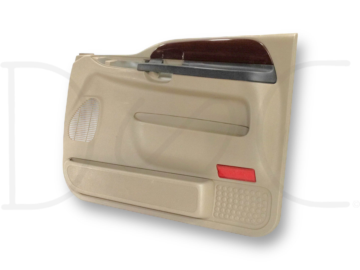 05-07 Ford F250 F350 Lariat RH Right Passenger Front Door Panel Tan OE
