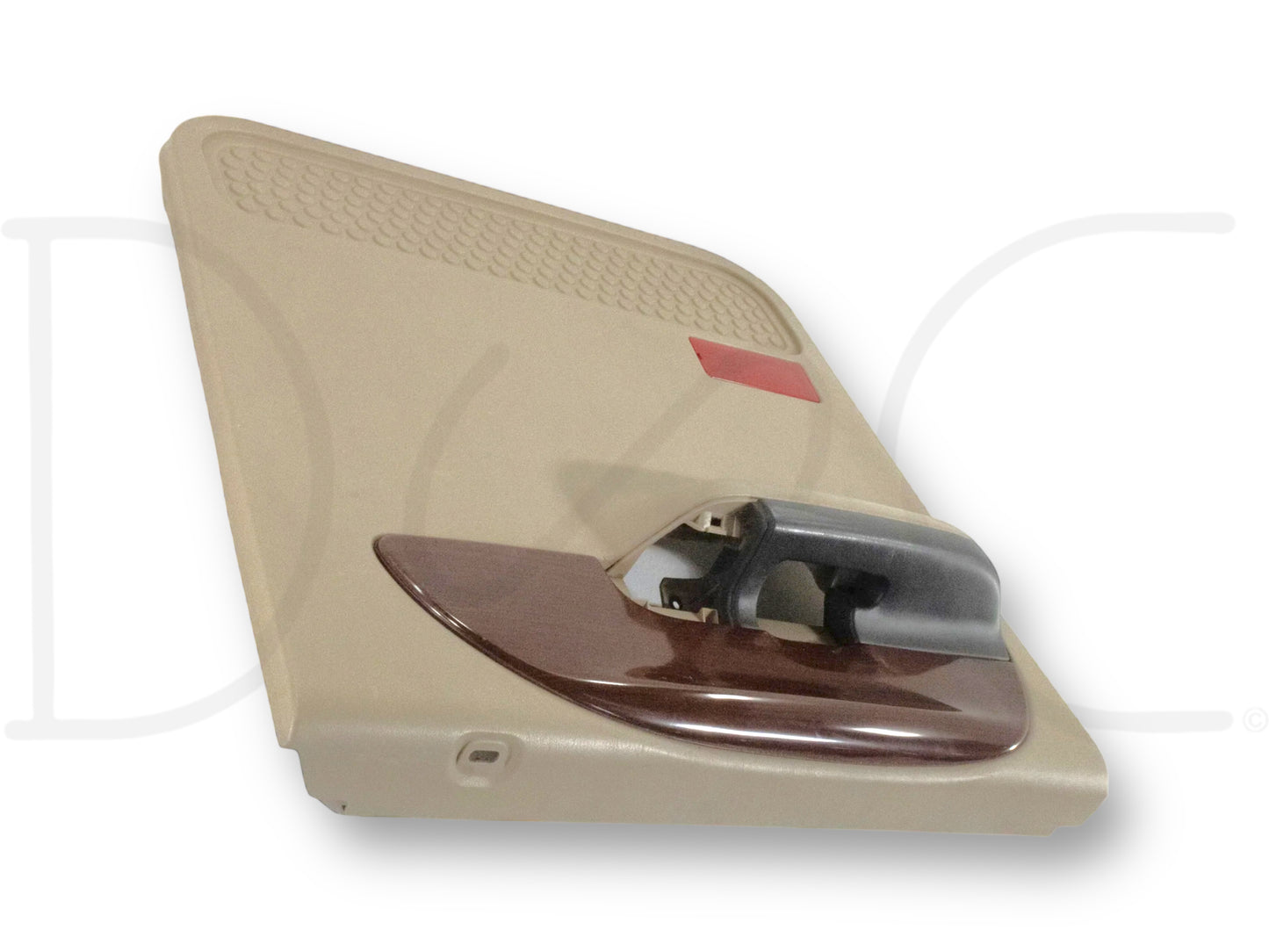05-07 Ford F250 F350 Lariat LH Left Driver Rear Door Panel Tan Wood Grain OE