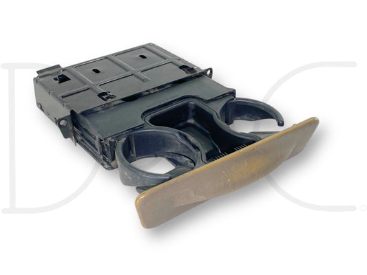 99-04 Ford F250 F350 Dash Cupholder Pull Out Assembly Tan Oe