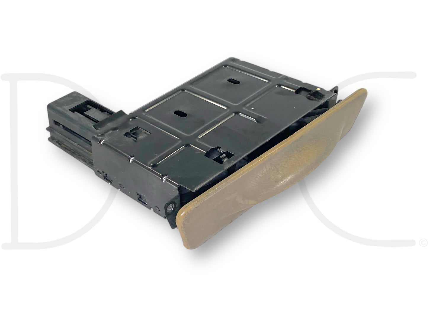 99-04 Ford F250 F350 Dash Cupholder Pull Out Assembly Tan Oe