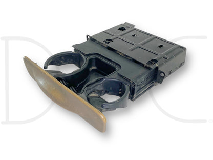 99-04 Ford F250 F350 Dash Cupholder Pull Out Assembly Tan Oe