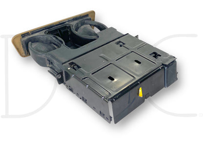 99-04 Ford F250 F350 Dash Cupholder Pull Out Assembly Tan Oe