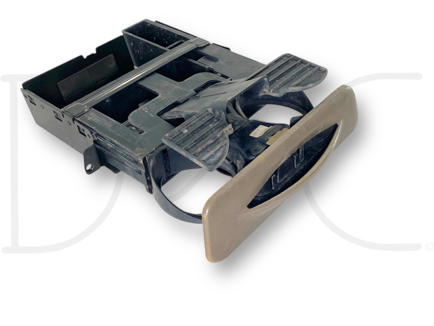 99-04 Ford F250 F350 Dash Cupholder Pull Out Assembly Tan Oe
