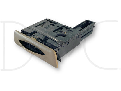 99-04 Ford F250 F350 Dash Cupholder Pull Out Assembly Tan Oe