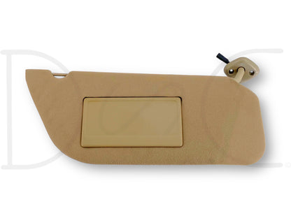 02-04 Ford F250 F350 RH Right Passenger Sun Visor Tan W/ Mirror OEM