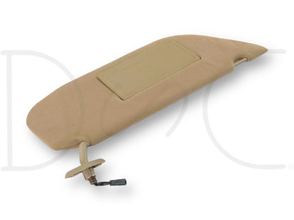 02-04 Ford F250 F350 RH Right Passenger Sun Visor Tan W/ Mirror OEM