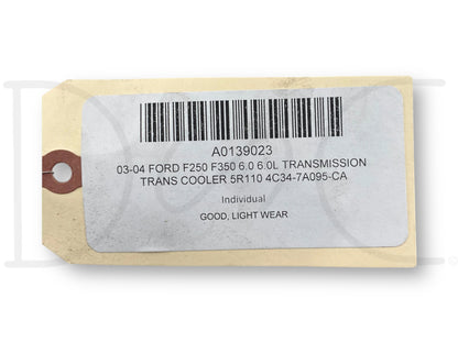 03-04 Ford F250 F350 6.0 6.0L Transmission Trans Cooler 5R110 4C34-7A095-CA