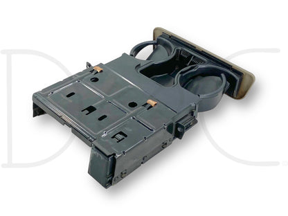 99-04 Ford F250 F350 Dash Cupholder Pull Out Assembly Tan OE