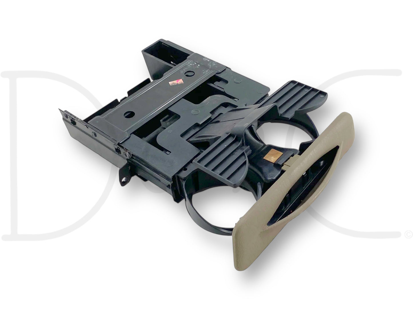 99-04 Ford F250 F350 Dash Cupholder Pull Out Assembly Tan OE