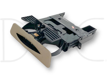 99-04 Ford F250 F350 Dash Cupholder Pull Out Assembly Tan OE