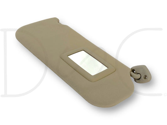 08-10 Ford F250 F350 RH Right Passenger Sun Visor Stone W/ Mirror OEM