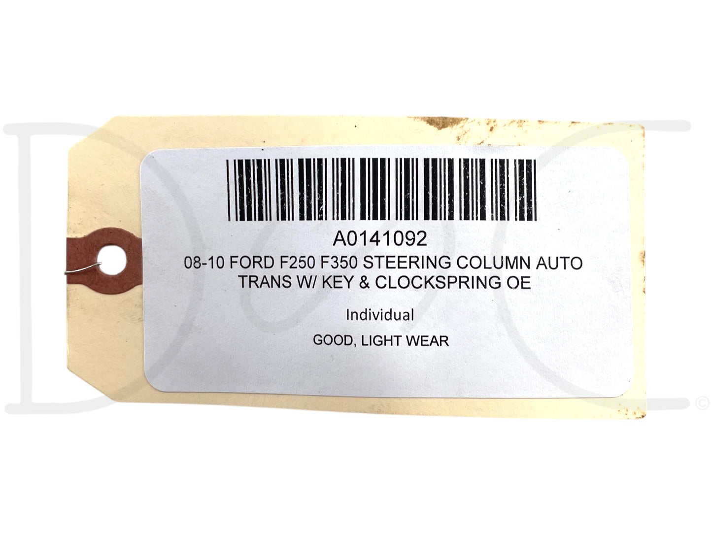 08-10 Ford F250 F350 Steering Column Auto Trans W/ Key & Clockspring OE