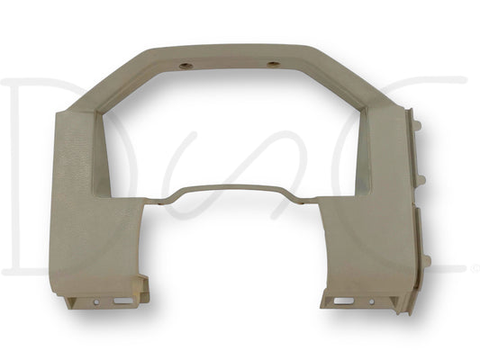 08-10 Ford F250 F350 Super Duty Dash Bezel Gauge Cluster Trim Panel Stone OE