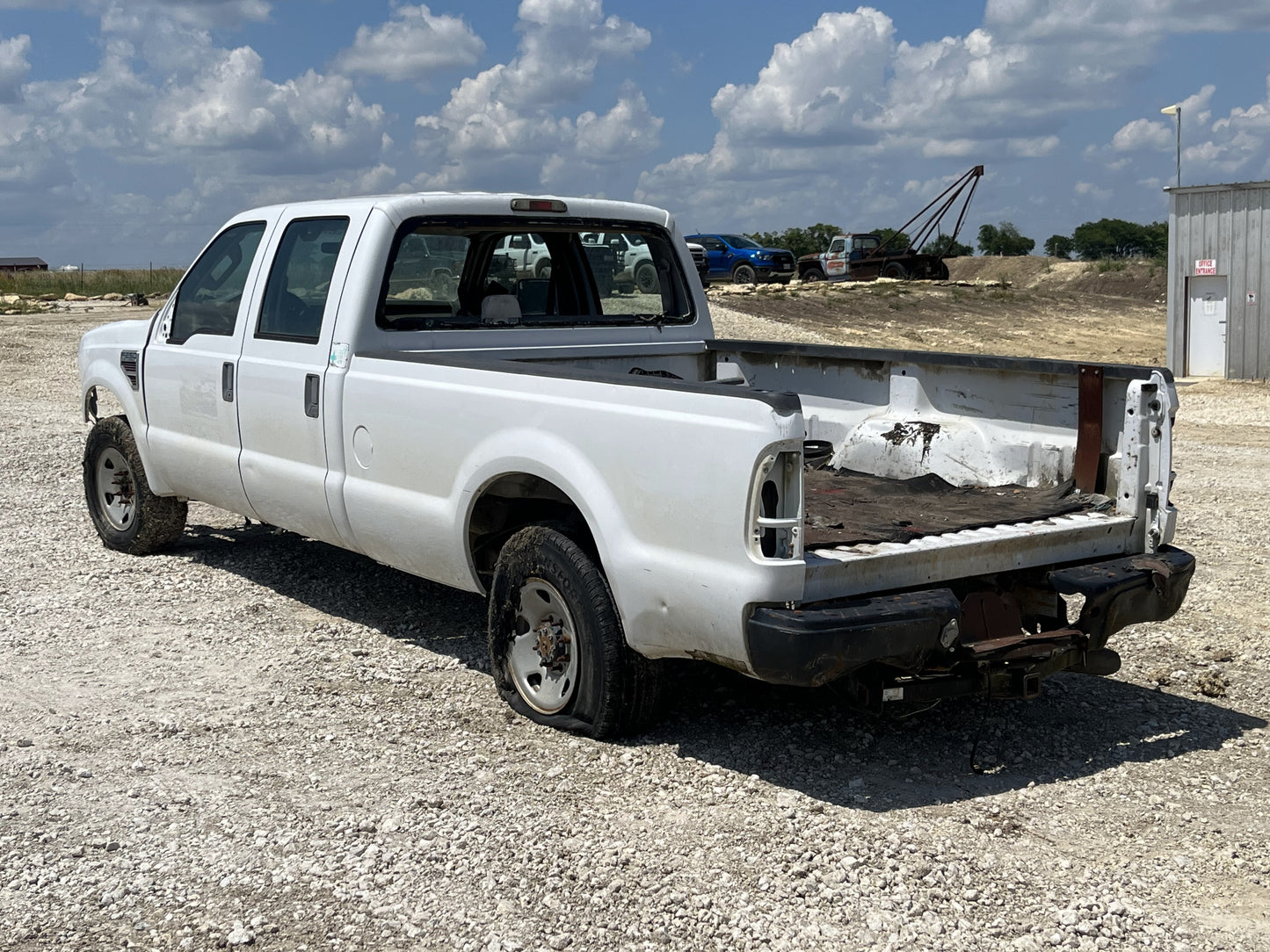 2008-2010 Ford F250 F350 Rear LH Left CC Door White