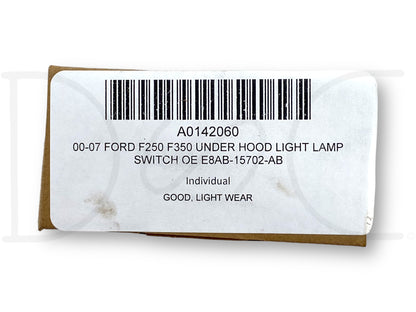 92-14 Ford F250 F350 Under Hood Light Lamp Switch OE E8Ab-15702-Ab