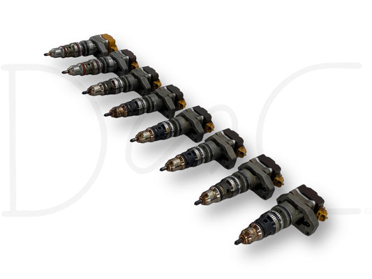 99-02 Ford 7.3 7.3L Diesel Ad Injector Set Injectors Ad1831551C1 Ad1831489C1`