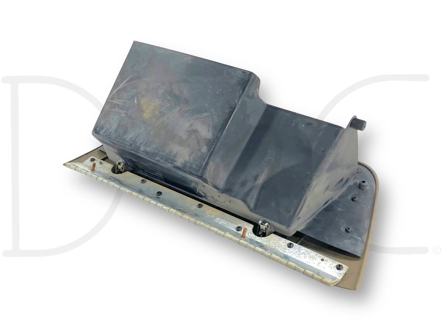 99-01 Ford F250 F350 Dash Glove Box Storage Bin Compartment Tan OE