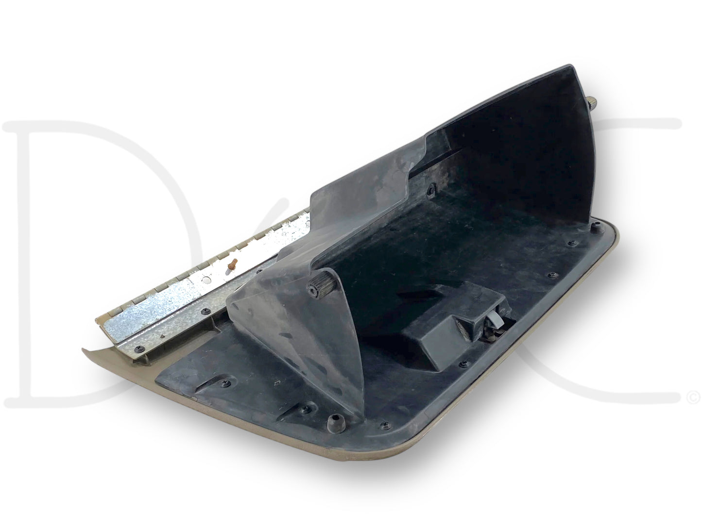 99-01 Ford F250 F350 Dash Glove Box Storage Bin Compartment Tan OE