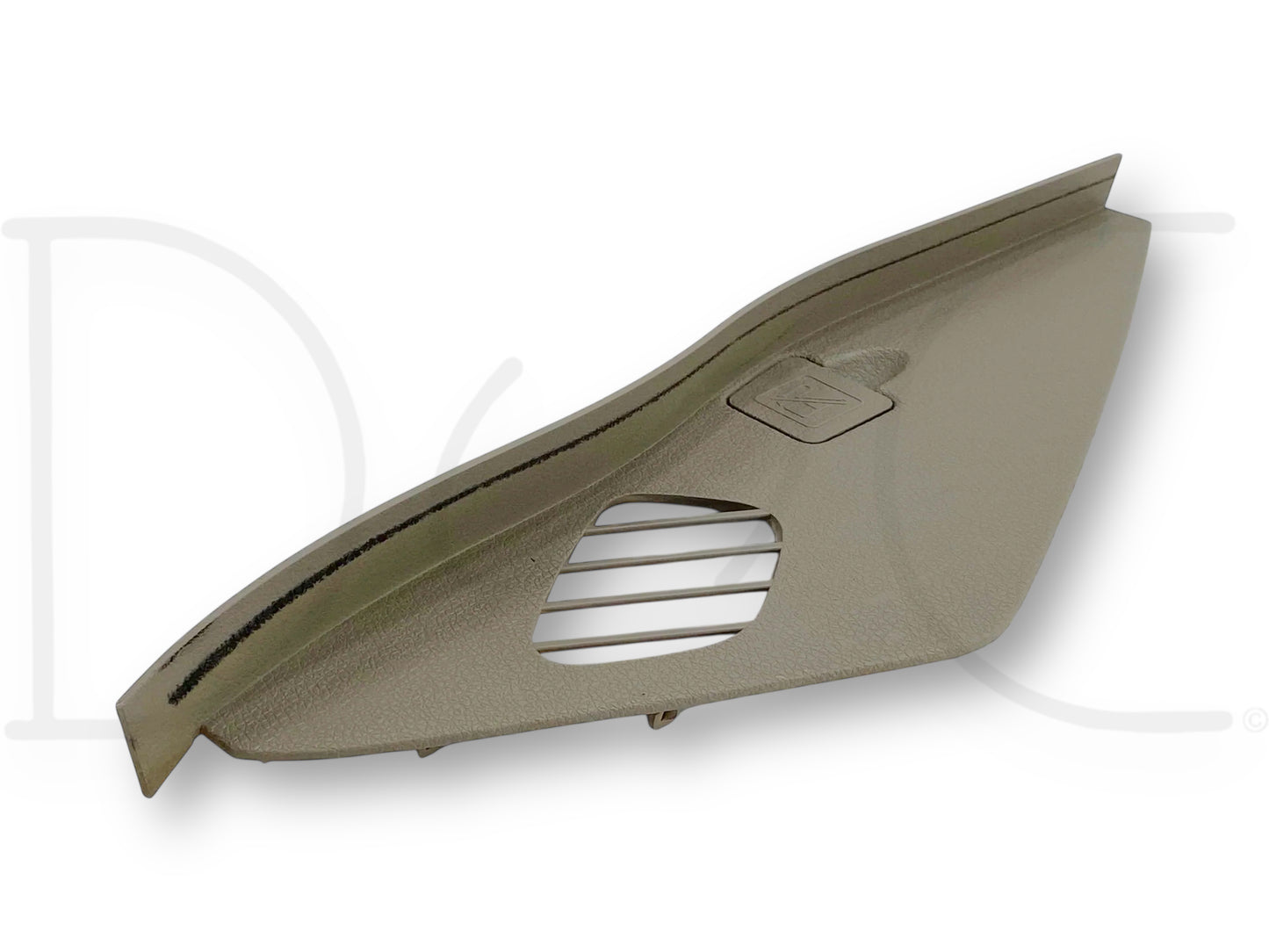 08-10 Ford F250 F350 RH Right Passenger Dash End Side Defrost Vent Trim Stone OE