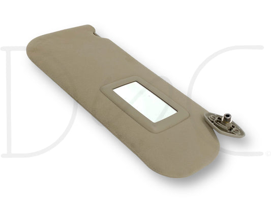 08-10 Ford F250 F350 RH Right Passenger Sun Visor Stone W/ Mirror OEM