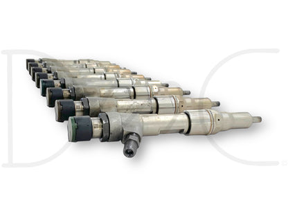 08-10 Ford F250 F350 6.4 6.4L Diesel Fuel Injector Set (8) Injectors *Untested*