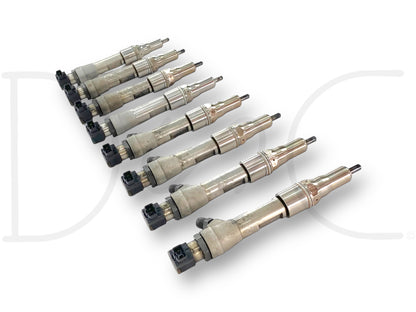 08-10 Ford F250 F350 6.4 6.4L Diesel Fuel Injector Set (8) Injectors *Untested*