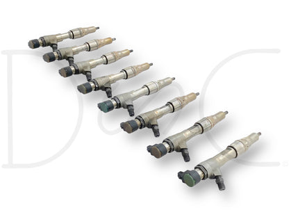 08-10 Ford F250 F350 6.4 6.4L Diesel Fuel Injector Set (8) Injectors *Untested*