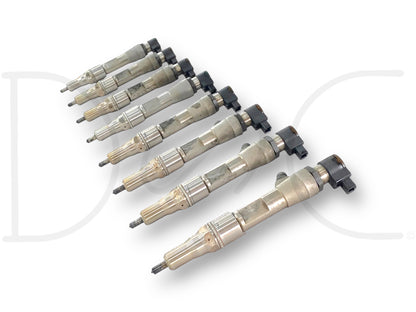 08-10 Ford F250 F350 6.4 6.4L Diesel Fuel Injector Set (8) Injectors *Untested*