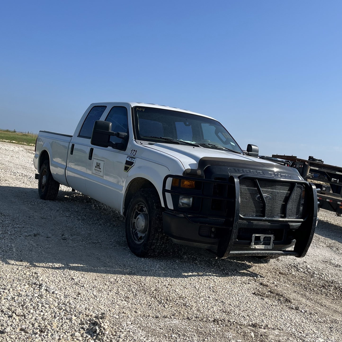 2008-2010 Ford F250 F350 Front Bumper Black Painted