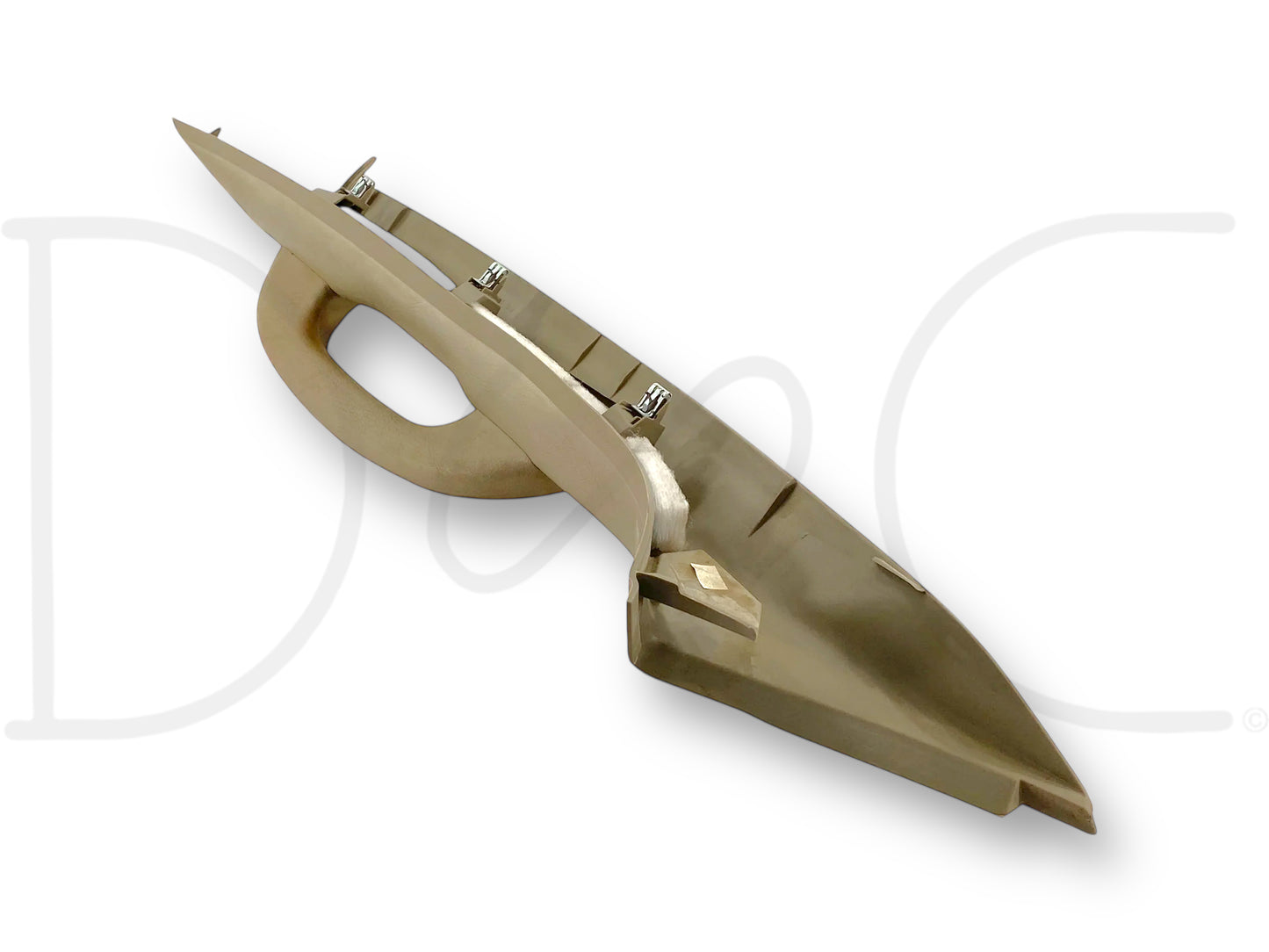 03-07 Ford F250 F350 RH Right Passenger A-Pillar Trim Grab Handle Tan OE