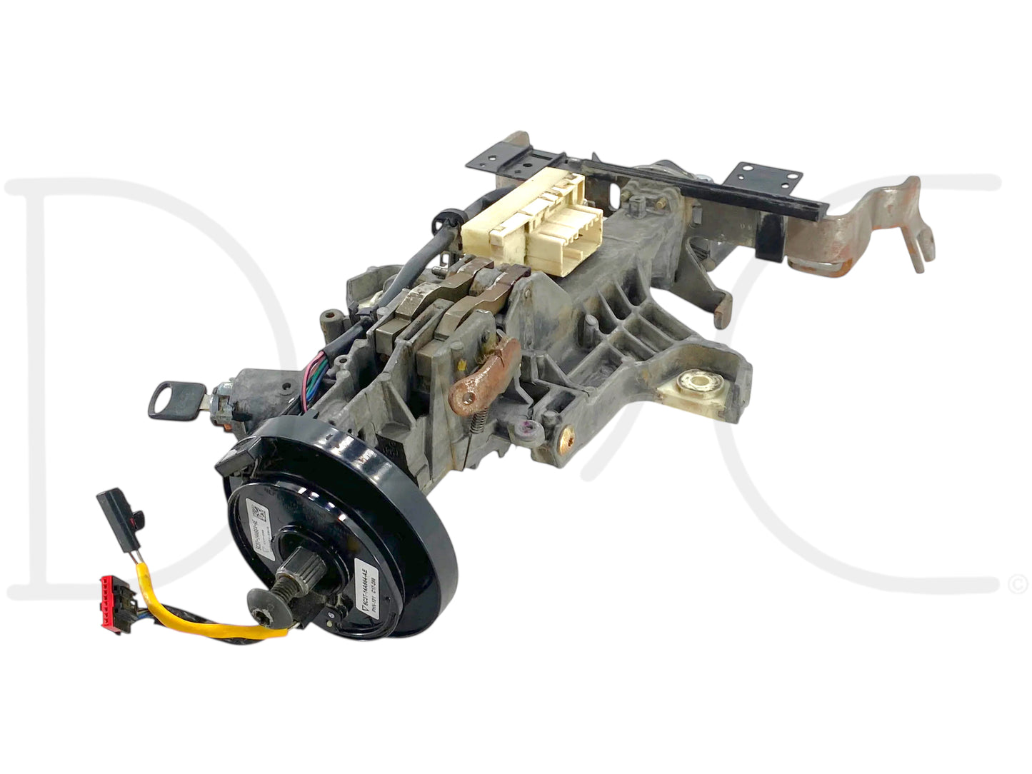 05-07 Ford F250 F350 Lariat Tilt Steering Column Auto W/ Key & Clockspring OE