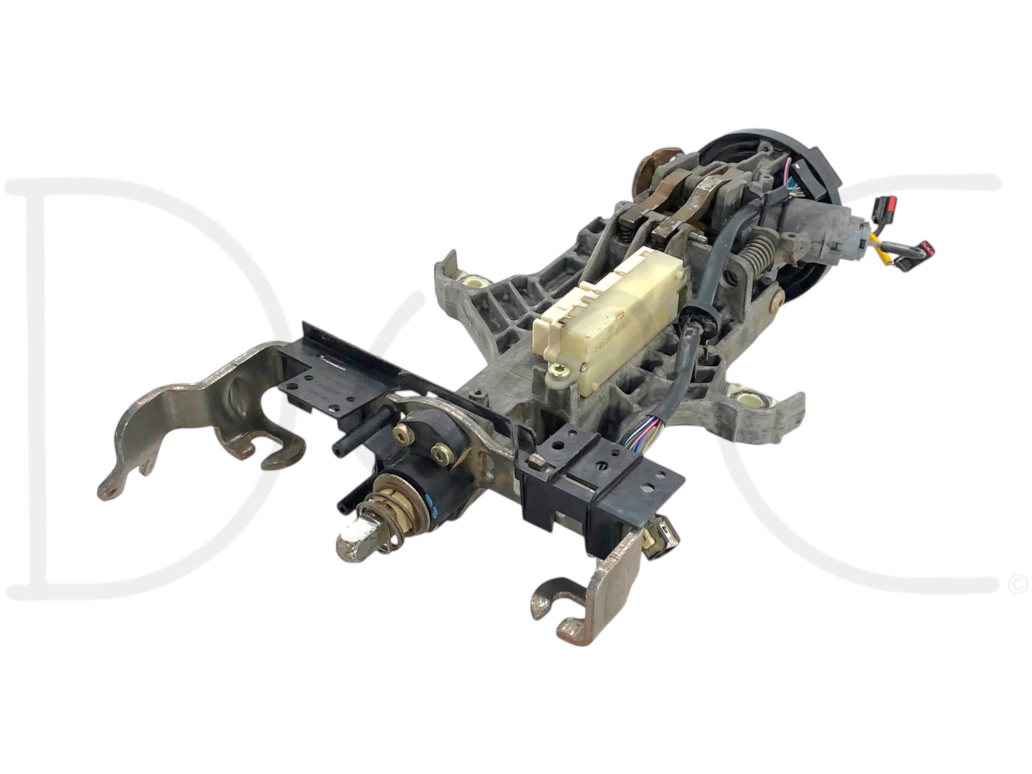 05-07 Ford F250 F350 Lariat Tilt Steering Column Auto W/ Key & Clockspring OE