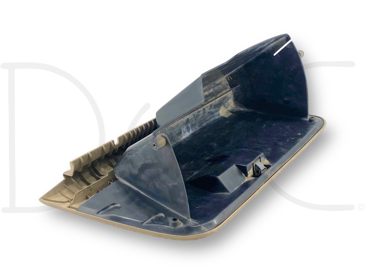 03-07 Ford F250 F350 Super Duty Tan Glove Box Storage Compartment