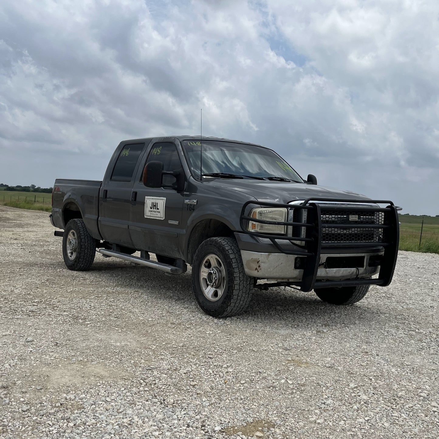 2005-2007 Ford F250 F350 Rear LH Left Driver Crew Cab Door Gray Power