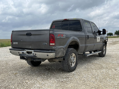 2005-2007 Ford F250 F350 Front LH Left Driver Door Gray W/ Keypad Hole Power