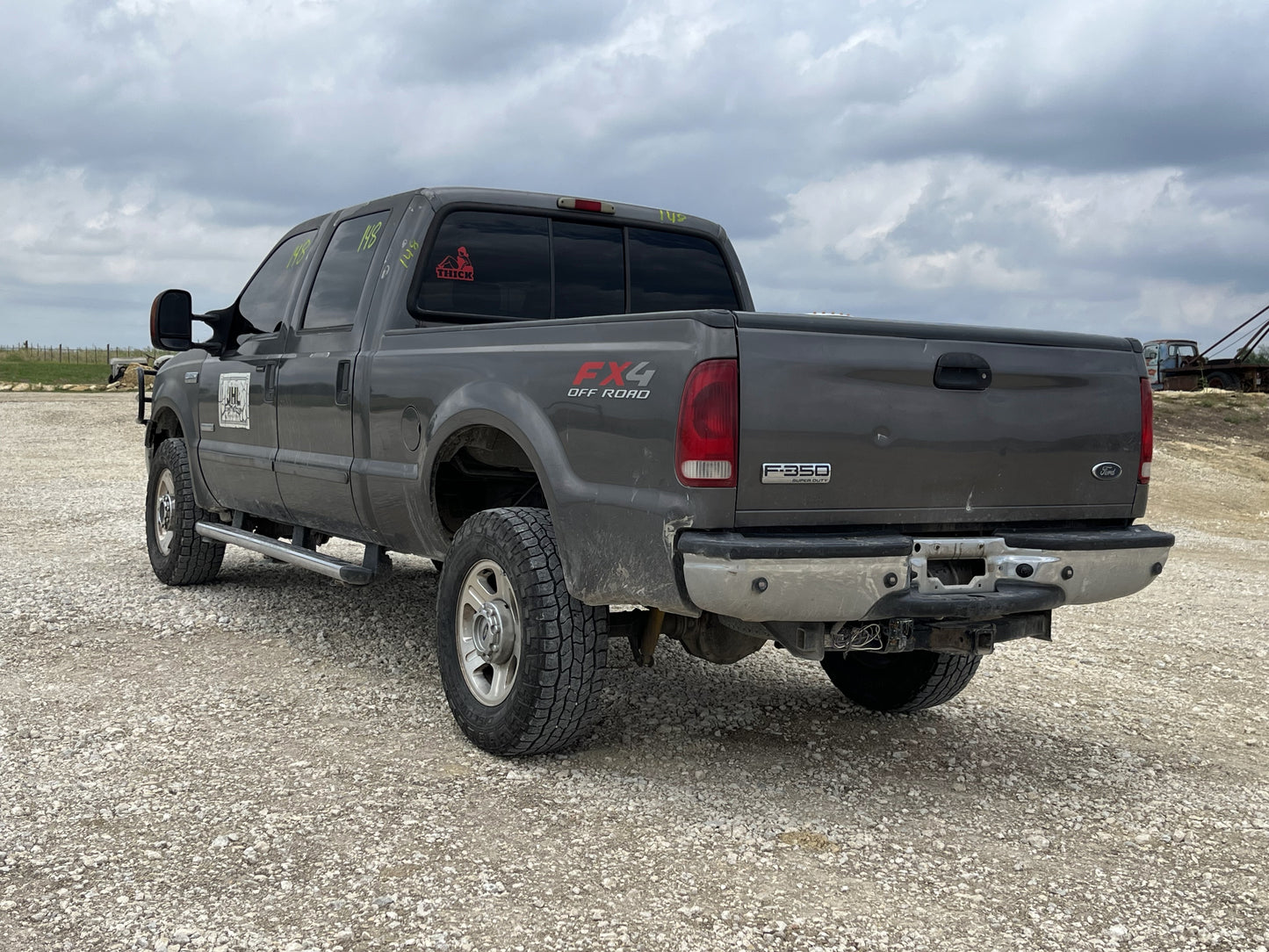 2005-2007 Ford F250 F350 Rear LH Left Driver Crew Cab Door Gray Power