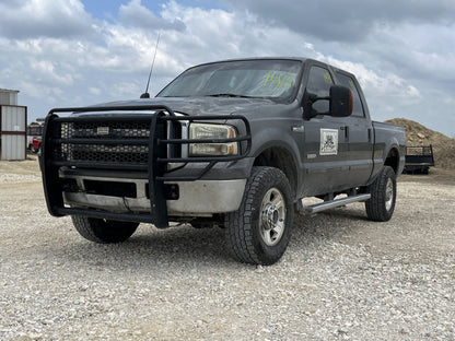 2005-2007 Ford F250 F350 Front LH Left Driver Door Gray W/ Keypad Hole Power