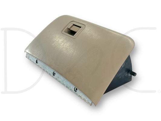 99-01 Ford F250 F350 Dash Glove Box Storage Bin Compartment Tan OE