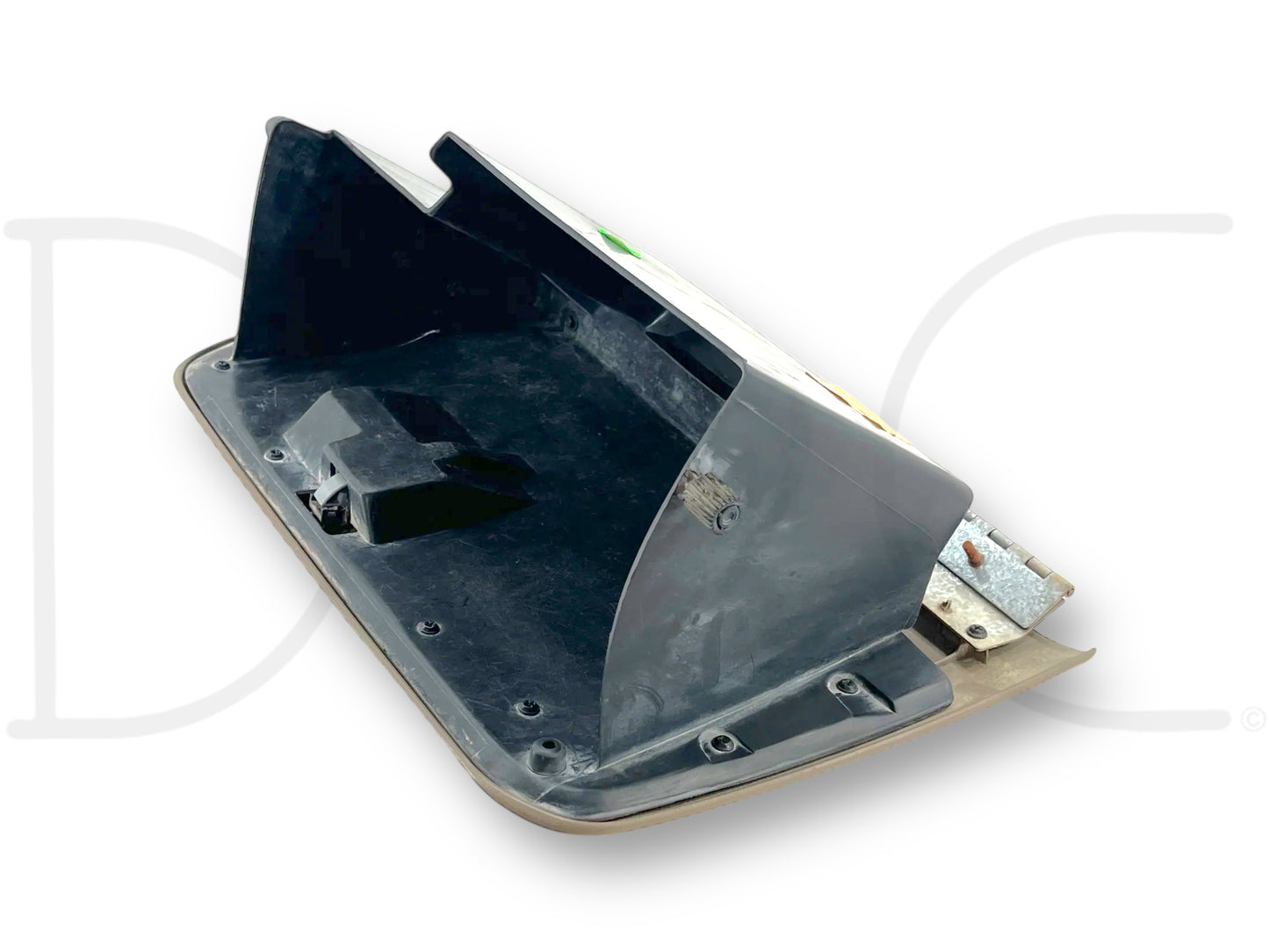 99-01 Ford F250 F350 Dash Glove Box Storage Bin Compartment Tan OE