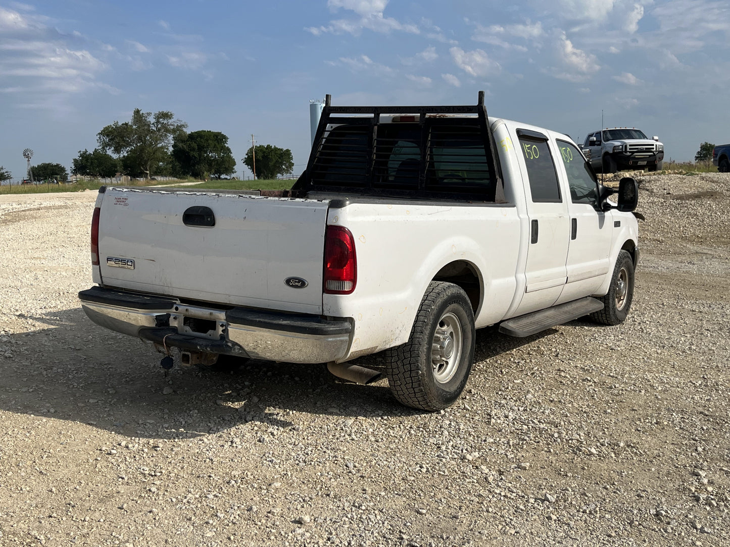 99-07 Ford F250 F350 Rear LH Left Driver Crew Cab Door White