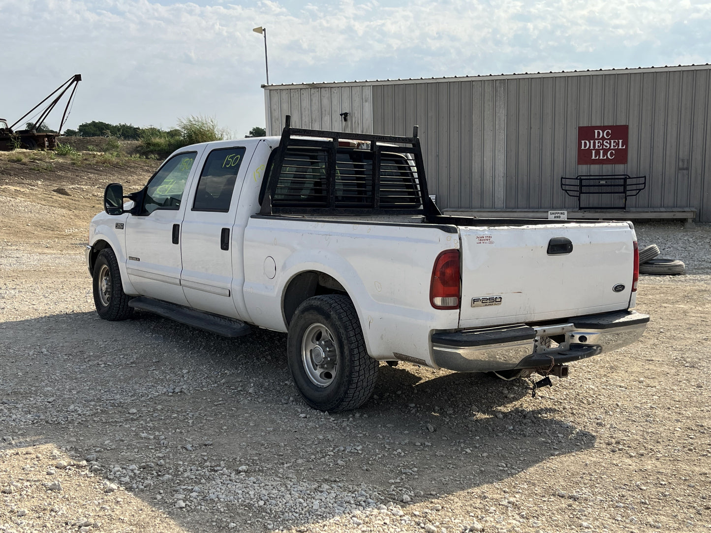 99-07 Ford F250 F350 Rear LH Left Driver Crew Cab Door White