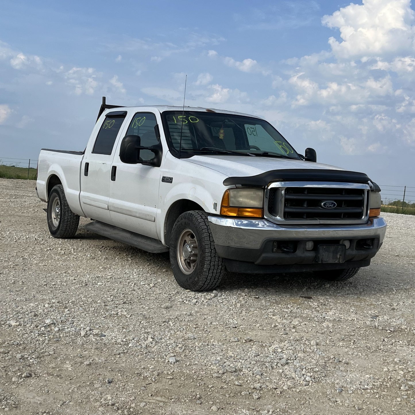 99-07 Ford F250 F350 Rear LH Left Driver Crew Cab Door White