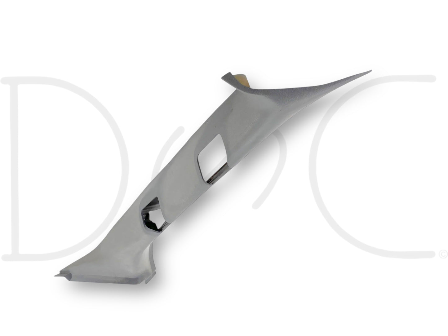 99-02 Ford F250 F350 RH Right Passenger A Pillar Trim Panel Gray *Faded*