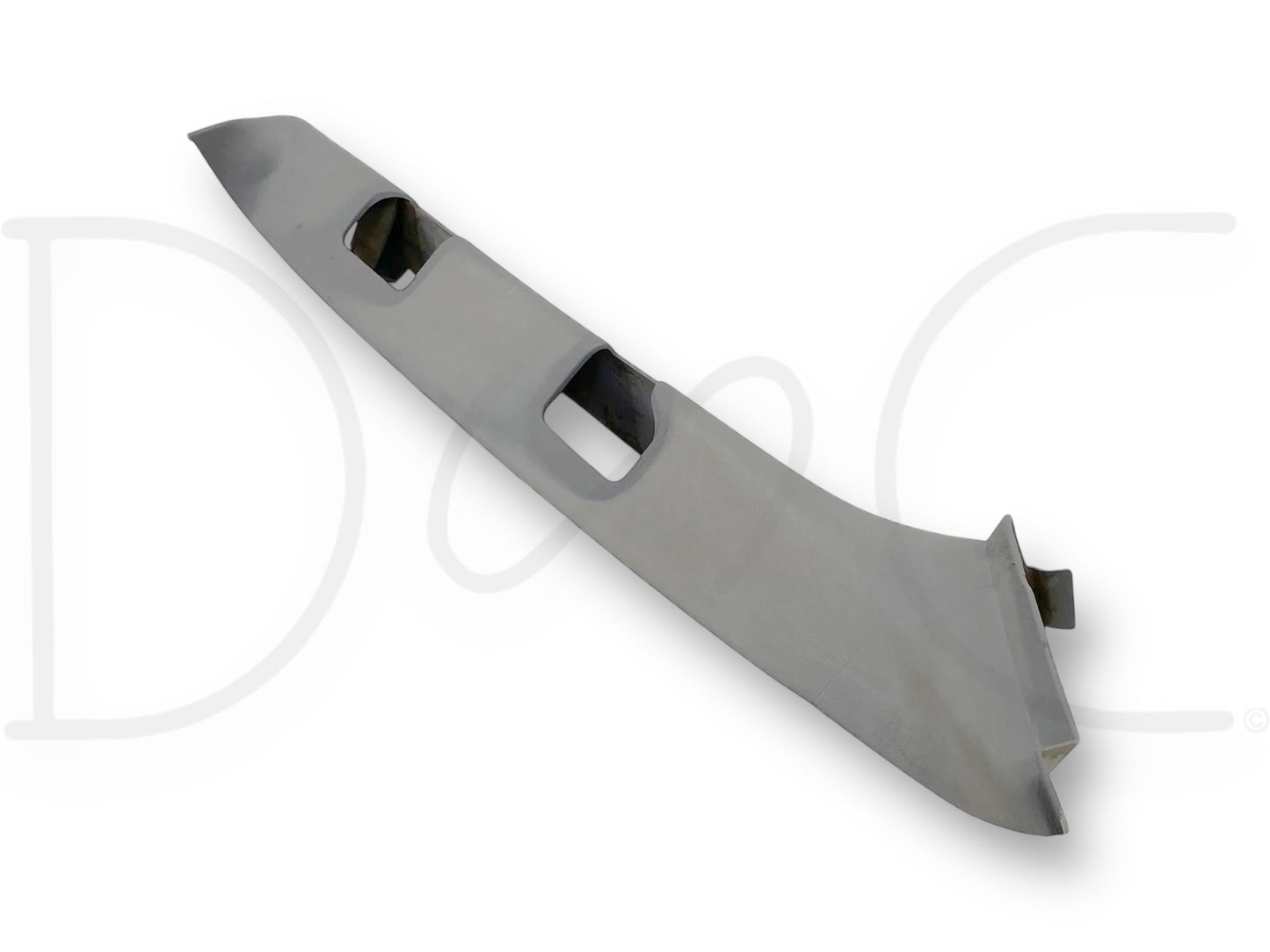 99-02 Ford F250 F350 RH Right Passenger A Pillar Trim Panel Gray *Faded*