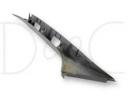 99-02 Ford F250 F350 RH Right Passenger A Pillar Trim Panel Gray *Faded*